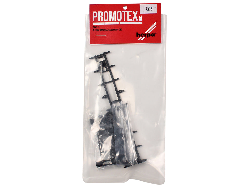 Container Chassis for 3-Axle 40ft Trailer 1/87 (HO) Plastic Model by Promotex