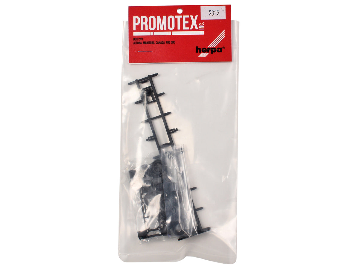 Container Chassis for 3-Axle 40ft Trailer 1/87 (HO) Plastic Model by Promotex