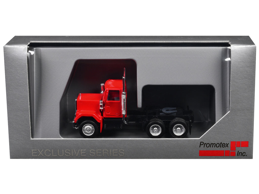 GMC Short Day Cab Red 1/87 (HO) Plastic Model Car by Promotex