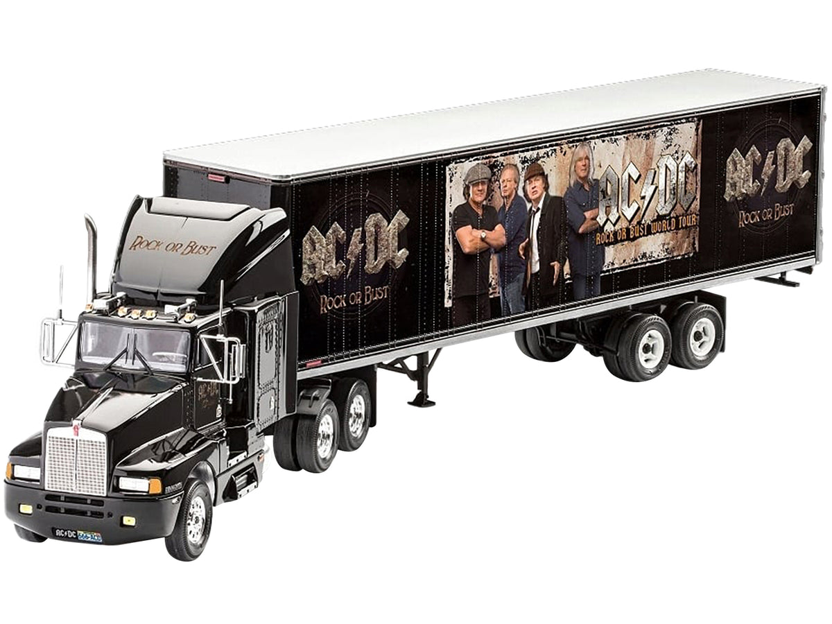 Level 3 Model Kit Kenworth Tour Truck 'AC/DC Rock or Bust' 1/32 Scale Model by Revell