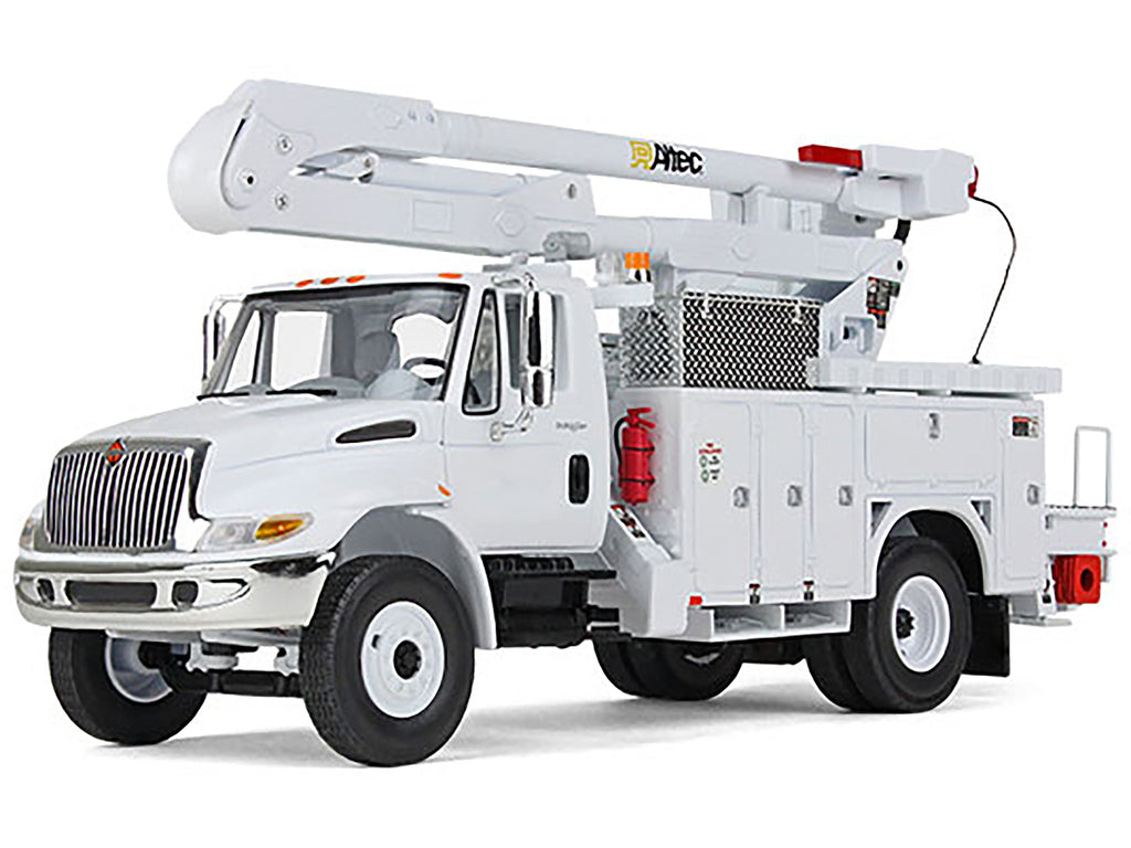 International DuraStar Utility Bucket Truck 'Altec' White 1/34 Diecast Model by First Gear