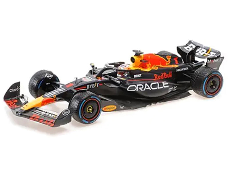 Red Bull Racing RB19 #1 Max Verstappen 'Oracle' Winner F1 Formula One 'Dutch GP' (2023) with Driver Limited Edition to 230 pieces Worldwide 1/18 Diecast Model Car by Minichamps