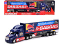 Peterbilt 387 Truck Dark Blue 'Red Bull - Troy Lee Designs - GASGAS' 1/32 Diecast Model by New Ray