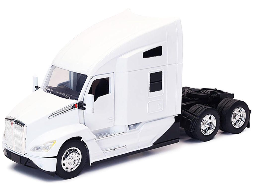 Kenworth T680 Truck Tractor White 'Long Haul Truckers' Series 1/32 Diecast Model by New Ray