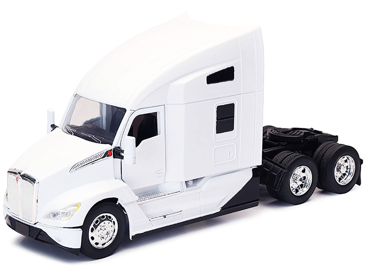 Kenworth T680 Truck Tractor White 'Long Haul Truckers' Series 1/32 Diecast Model by New Ray