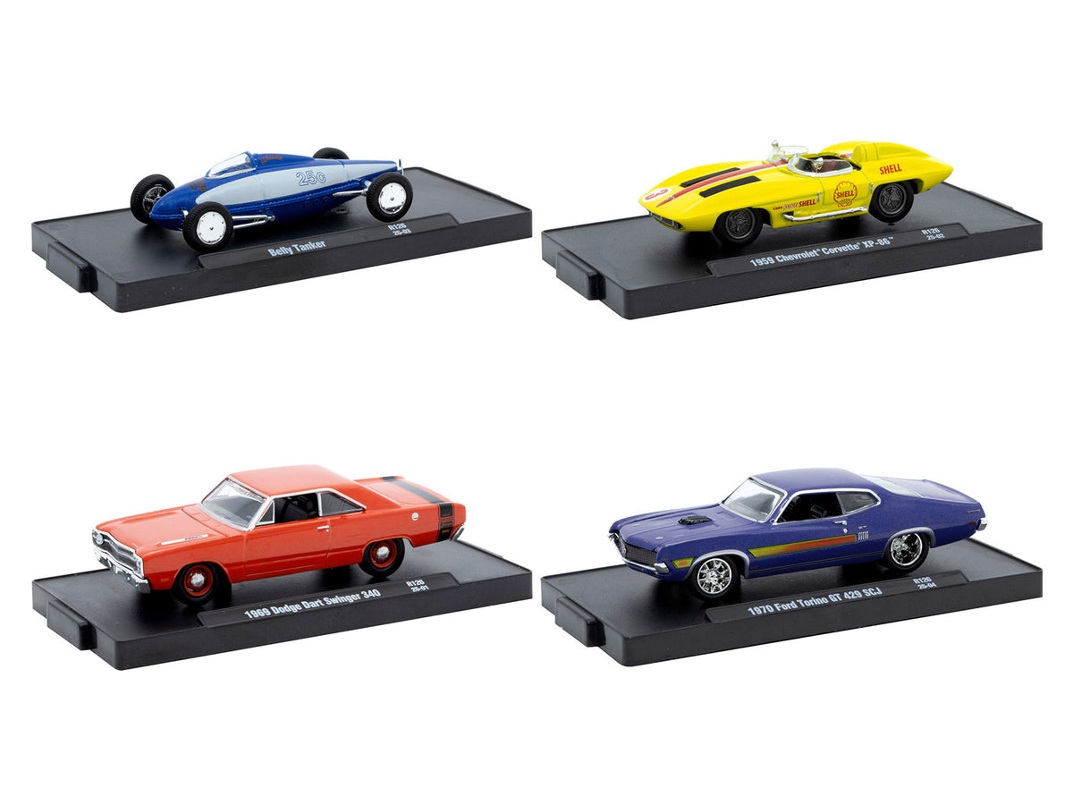'Auto-Drivers' Set of 4 pieces in Blister Packs Release 126 Limited Edition to 9600 pieces Worldwide 1/64 Diecast Model Cars by M2 Machines