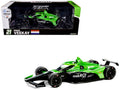 Dallara IndyCar #21 Rinus VeeKay 'Risk On International' Ed Carpenter Racing 'NTT IndyCar Series' (2024) 1/18 Diecast Model Car by Greenlight