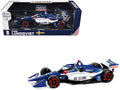 Dallara IndyCar #8 Linus Lundqvist 'The American Legion' Chip Ganassi Racing (Road Course Configuration) 'NTT IndyCar Series' (2024) 1/18 Diecast Model Car by Greenlight