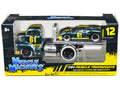 1950 Ford COE Flatbed Truck #61 and 1966 Ford GT40 MK II #61 Green Metallic with Yellow Stripes 'Muscle Transports' Series 1/64 Diecast Model Cars by Muscle Machines