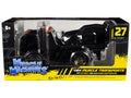 JDM Flatbed Truck Matt Black and 1986 Audi Sport Quattro S1 E2 Matt Black 'Muscle Transports' Series 1/64 Diecast Models by Muscle Machines