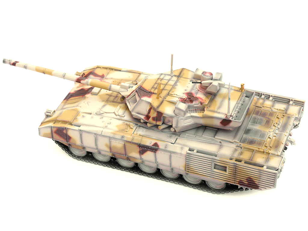 Russian T14 Armata MBT (Main Battle Tank) Multi-Desert Camouflage 'Armor Premium' Series 1/72 Diecast Model by Panzerkampf