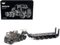 M1070 Heavy Equipment Transporter Army Camouflage 'Armor Premium' Series 1/72 Diecast Model by Panzerkampf