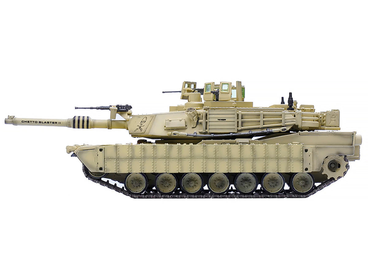M1A2 TUSK I Battle Tank 'Ghetto Blaster II' 'U.S. Army 3rd Squadron 3rd Armoured Cavalry Regiment FOB Hammer Iraq' (2011) 1/72 Diecast Model by Panzerkampf