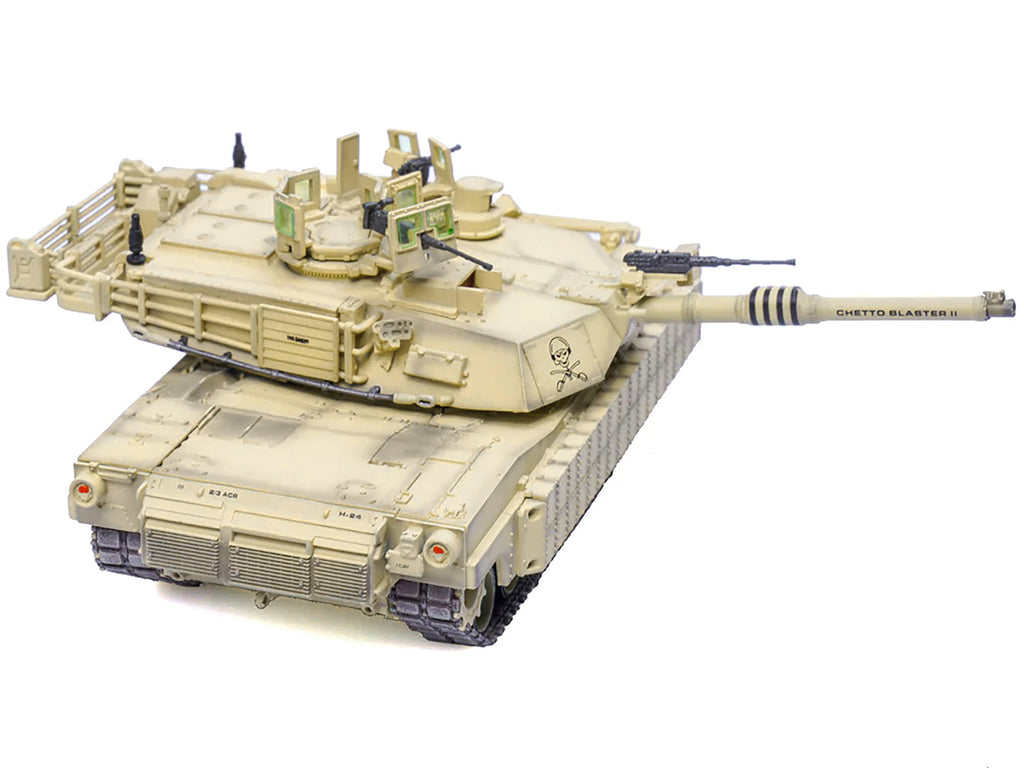 M1A2 TUSK I Battle Tank 'Ghetto Blaster II' 'U.S. Army 3rd Squadron 3rd Armoured Cavalry Regiment FOB Hammer Iraq' (2011) 1/72 Diecast Model by Panzerkampf