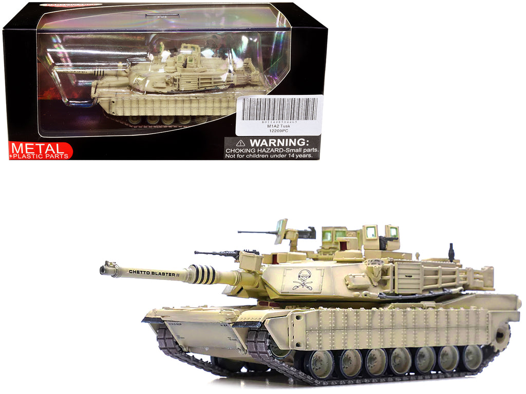 M1A2 TUSK I Battle Tank 'Ghetto Blaster II' 'U.S. Army 3rd Squadron 3rd Armoured Cavalry Regiment FOB Hammer Iraq' (2011) 1/72 Diecast Model by Panzerkampf