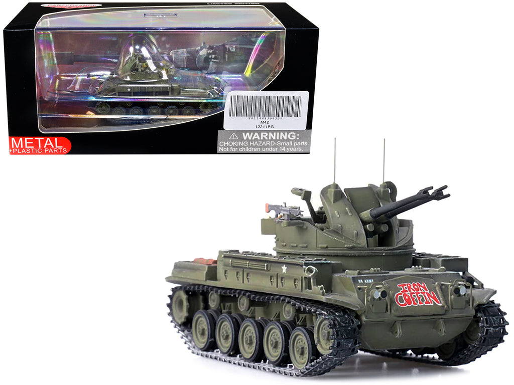 M42 Duster Self-Propelled Anti-Aircraft Gun 'Iron Coffin' 'US - Vietnam War' 1/72 Diecast Model by Panzerkampf