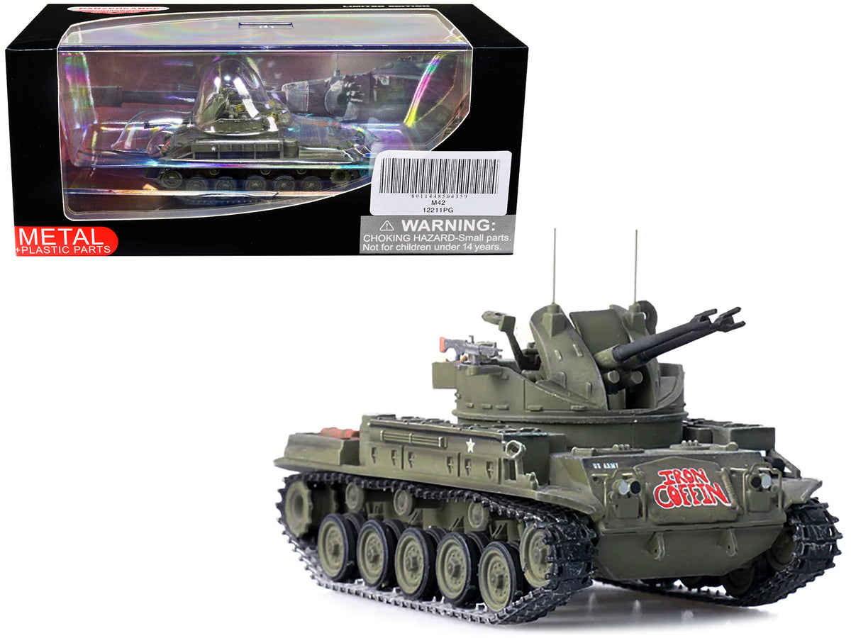 M42 Duster Self-Propelled Anti-Aircraft Gun 'Iron Coffin' 'US - Vietnam War' 1/72 Diecast Model by Panzerkampf
