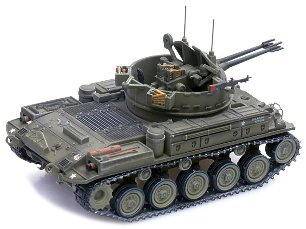 M42 Duster Self-Propelled Anti-Aircraft Gun 'Delta Dud's' 'US Army - Vietnam War II Field Force 5th Battalion 2nd Field Artillery Regimen' 1/72 Diecast Model by Panzerkampf