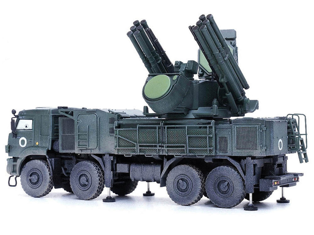 Pantsir S1 96K6 Self-Propelled Air Defense Weapon System 'Ukraine War' Russian Army 'Armor Premium' Series 1/72 Diecast Model by Panzerkampf