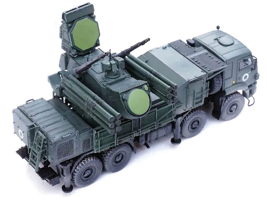 Pantsir S1 96K6 Self-Propelled Air Defense Weapon System 'Ukraine War' Russian Army 'Armor Premium' Series 1/72 Diecast Model by Panzerkampf