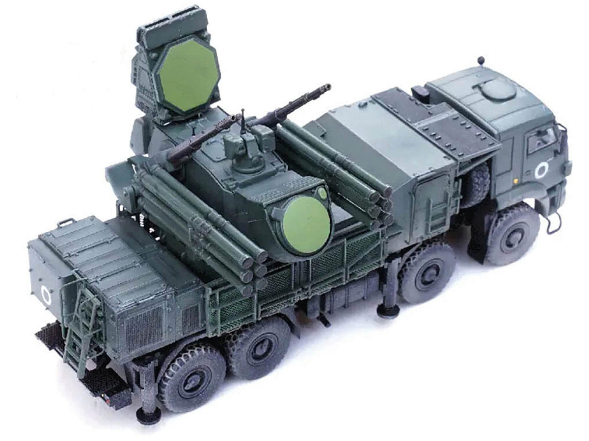 Pantsir S1 96K6 Self-Propelled Air Defense Weapon System 'Ukraine War' Russian Army 'Armor Premium' Series 1/72 Diecast Model by Panzerkampf