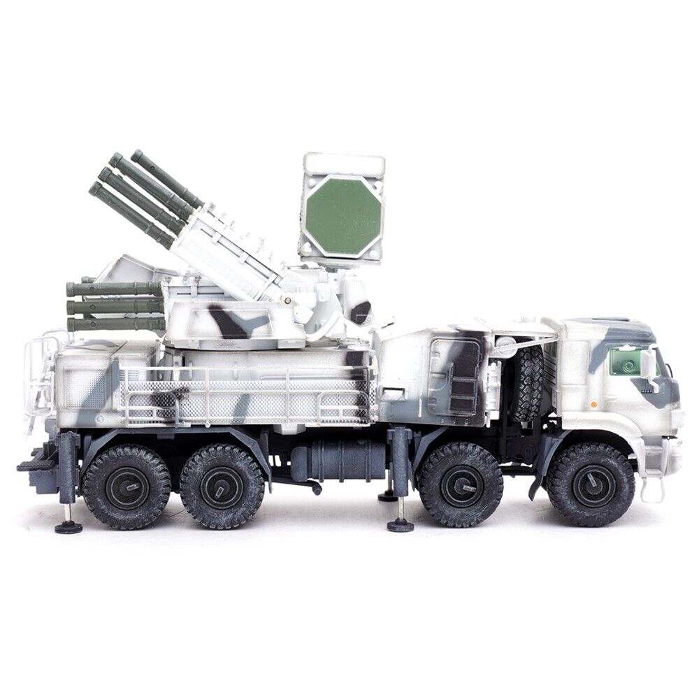 Pantsir S1 96K6 Self-Propelled Air Defense Weapon System Winter Camouflage 'Russia's Arctic Forces' 'Armor Premium' Series 1/72 Diecast Model by Panzerkampf