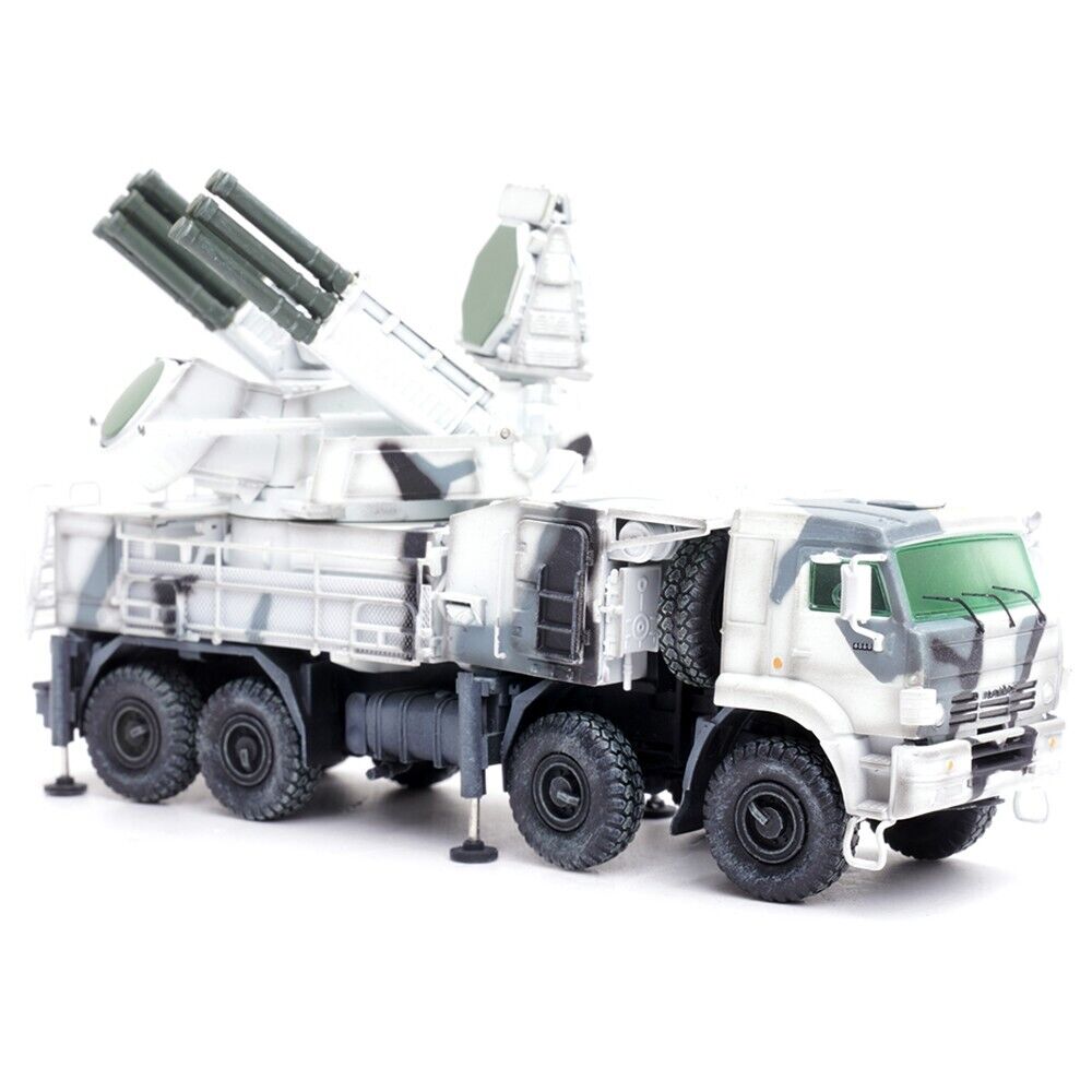 Pantsir S1 96K6 Self-Propelled Air Defense Weapon System Winter Camouflage 'Russia's Arctic Forces' 'Armor Premium' Series 1/72 Diecast Model by Panzerkampf