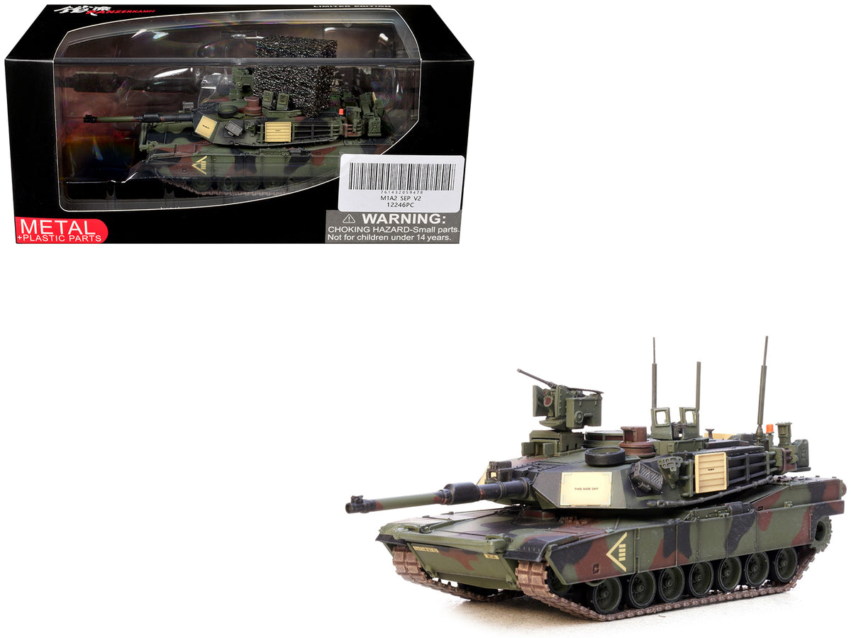 General Dynamics M1A2 SEP V2 Abrams Tank '2nd Battalion 5th Cavalry Regiment 1st Cavalry Division Germany' United States Army 1/72 Diecast Model by Panzerkampf