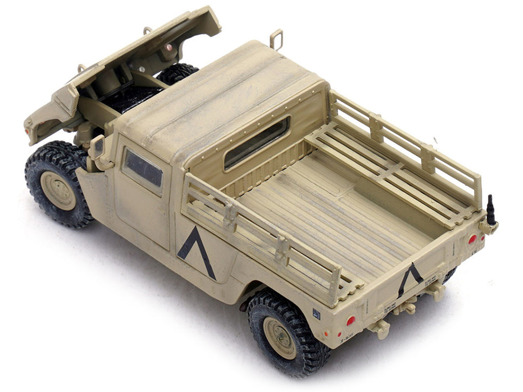 M998 HMMWV '1st Battalion 37th Armored Regiment 3rd Combat Brigade 1st Armored Division Gulf War Iraq' (1991) United States Army 'Military Miniature' Series 1/64 Diecast Model by Panzerkampf