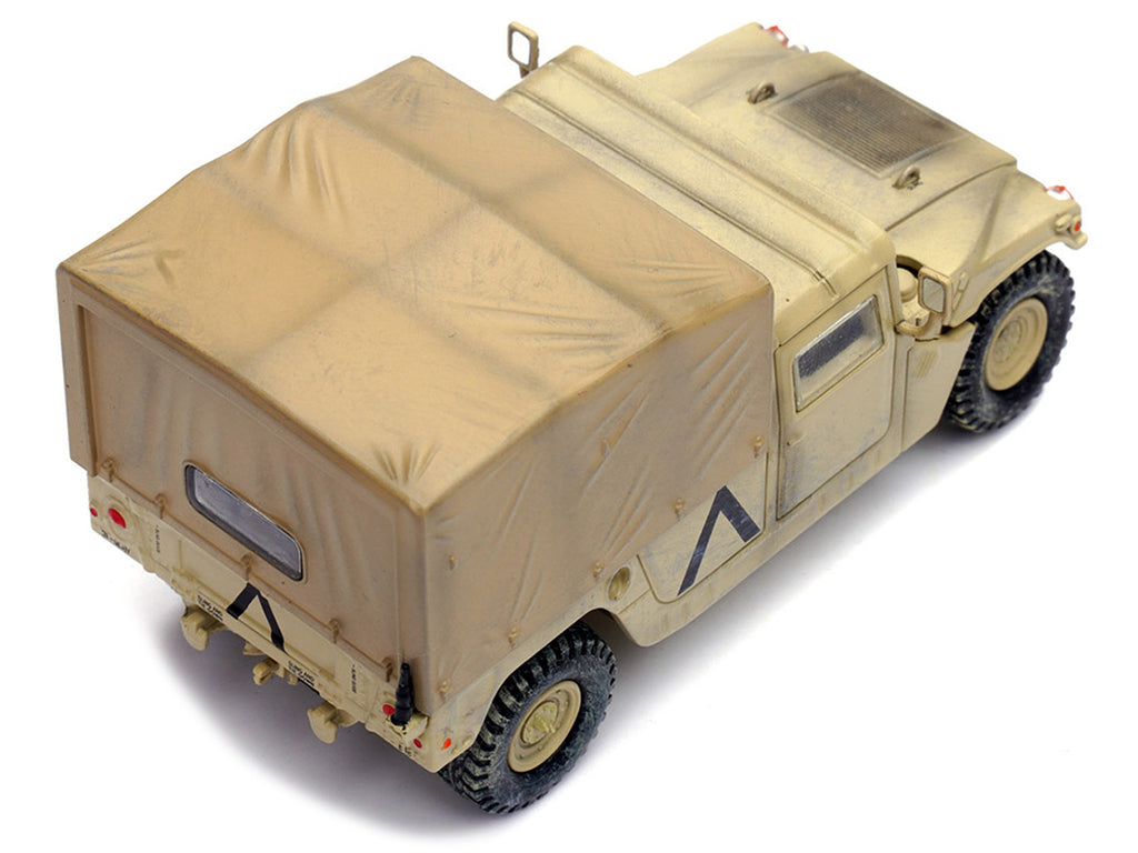 M998 HMMWV '1st Battalion 37th Armored Regiment 3rd Combat Brigade 1st Armored Division Gulf War Iraq' (1991) United States Army 'Military Miniature' Series 1/64 Diecast Model by Panzerkampf