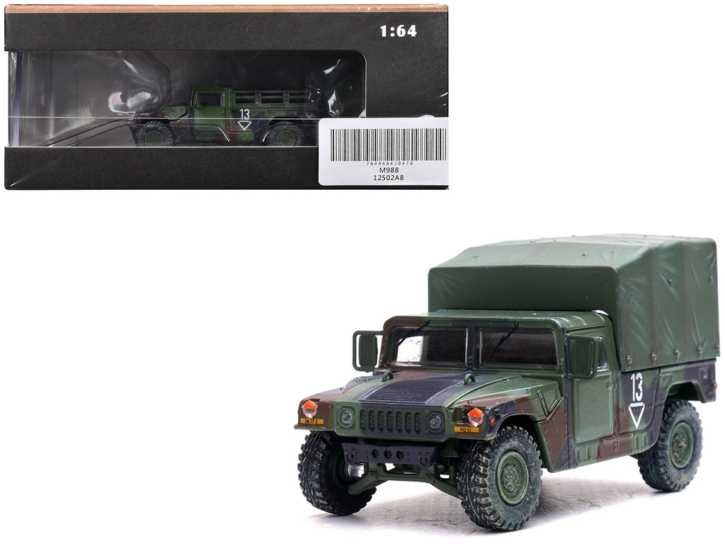 M998 HMMWV '2nd Battalion 3rd Field Artillery Regiment 1st Armored Division Stationed in Germany' (1999) United States Army 'Military Miniature' Series 1/64 Diecast Model by Panzerkampf