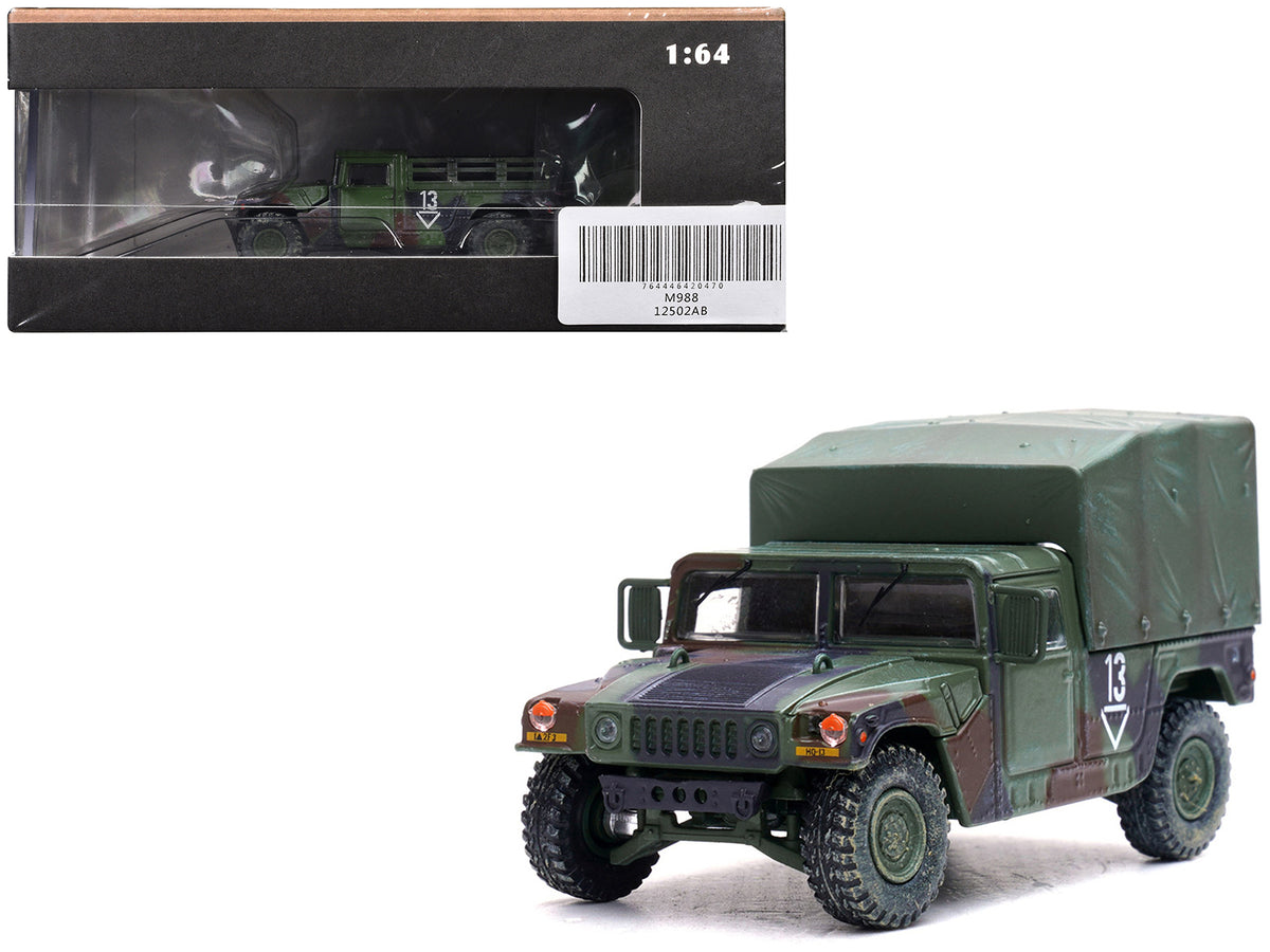 M998 HMMWV '2nd Battalion 3rd Field Artillery Regiment 1st Armored Division Stationed in Germany' (1999) United States Army 'Military Miniature' Series 1/64 Diecast Model by Panzerkampf