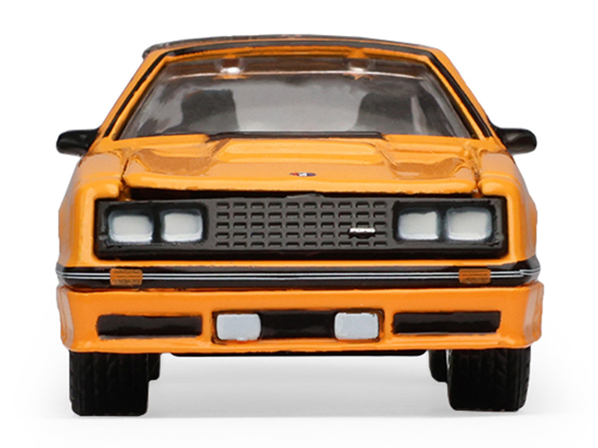 1982 Ford Foxbody Mustang Medium Vanilla Yellow with Black Top 'The Mustang Stampede' Series 2 1/64 Diecast Model Car by Greenlight