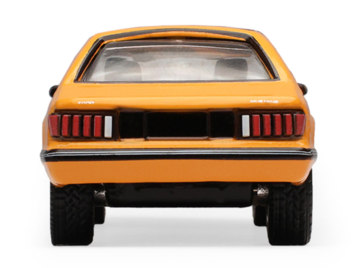 1982 Ford Foxbody Mustang Medium Vanilla Yellow with Black Top 'The Mustang Stampede' Series 2 1/64 Diecast Model Car by Greenlight