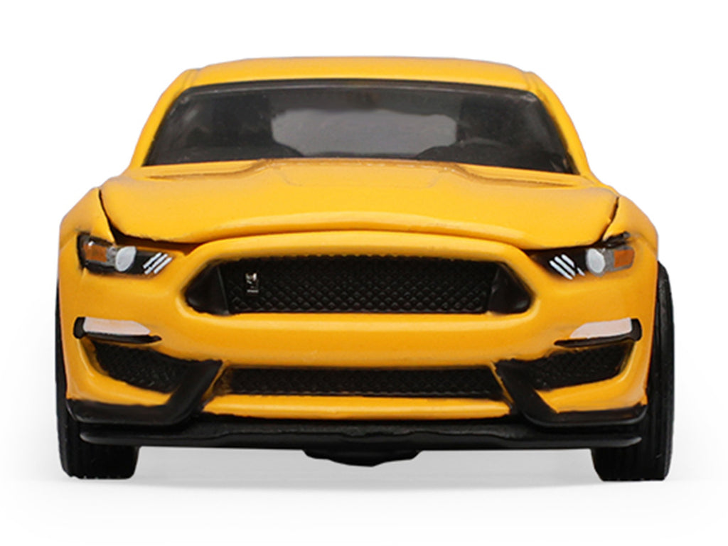 2017 Ford Mustang Shelby GT350 Triple Yellow Tri-Coat 'Stampede' Series 2 1/64 Diecast Model Car by Greenlight