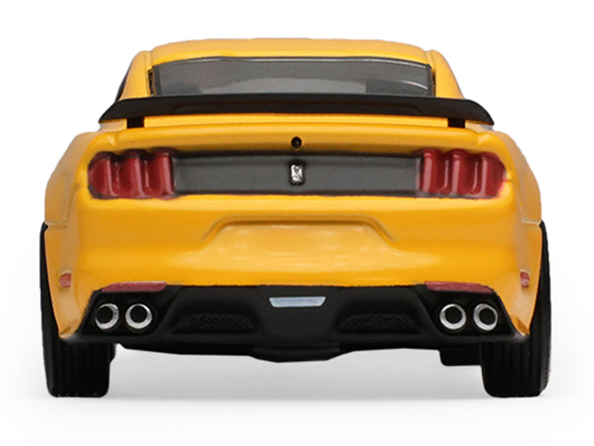 2017 Ford Mustang Shelby GT350 Triple Yellow Tri-Coat 'Stampede' Series 2 1/64 Diecast Model Car by Greenlight