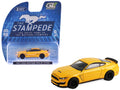 2017 Ford Mustang Shelby GT350 Triple Yellow Tri-Coat 'Stampede' Series 2 1/64 Diecast Model Car by Greenlight