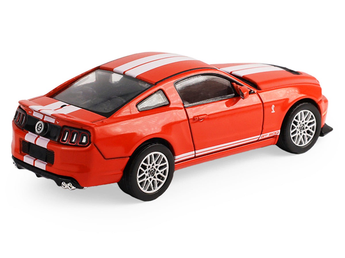 2013 Ford Shelby Mustang GT500 Race Red with White Stripes 'Stampede' Series 2 1/64 Diecast Model Car by Greenlight