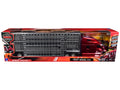 Peterbilt 579 Truck Red Metallic with Livestock Trailer Chrome 'Long Haul Truckers' Series 1/32 Diecast Model by New Ray
