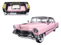 1955 Pink Cadillac Fleetwood Series 60 Special 'Elvis Presley' 1/18 Diecast Model Car by Greenlight
