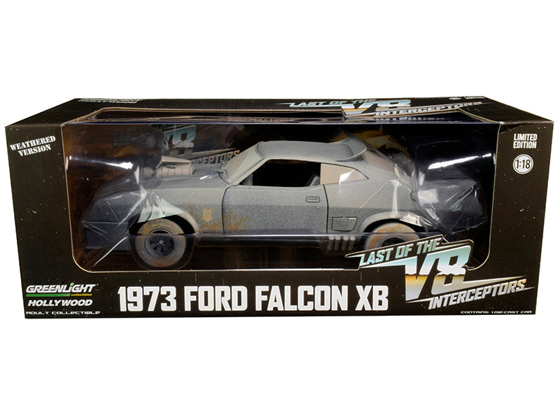 1973 Ford Falcon XB RHD (Right Hand Drive) (Weathered Version) 'Last of the V8 Interceptors' (1979) Movie 1/18 Diecast Model Car by Greenlight