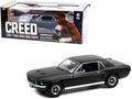 1967 Ford Mustang Coupe Matt Black (Adonis Creed's) 'Creed' (2015) Movie 1/18 Diecast Model Car by Greenlight