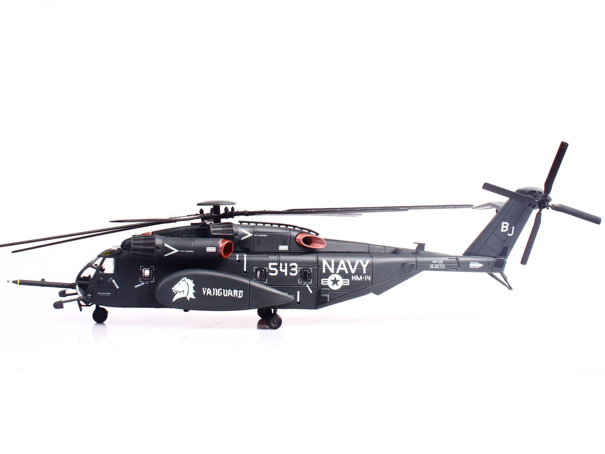 Sikorsky MH-53E Sea Dragon Helicopter 'United States Navy Vanguard Tail Number 543' Dark Gray 1/72 Diecast Model by Panzerkampf