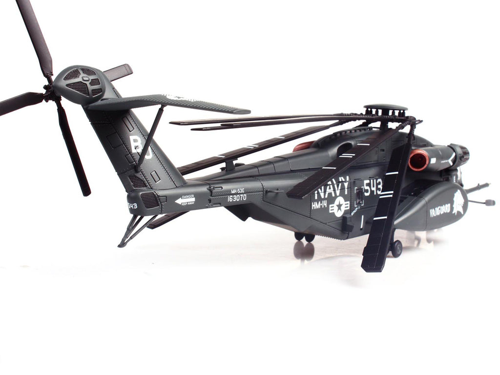 Sikorsky MH-53E Sea Dragon Helicopter 'United States Navy Vanguard Tail Number 543' Dark Gray 1/72 Diecast Model by Panzerkampf