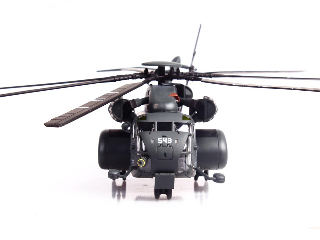 Sikorsky MH-53E Sea Dragon Helicopter 'United States Navy Vanguard Tail Number 543' Dark Gray 1/72 Diecast Model by Panzerkampf