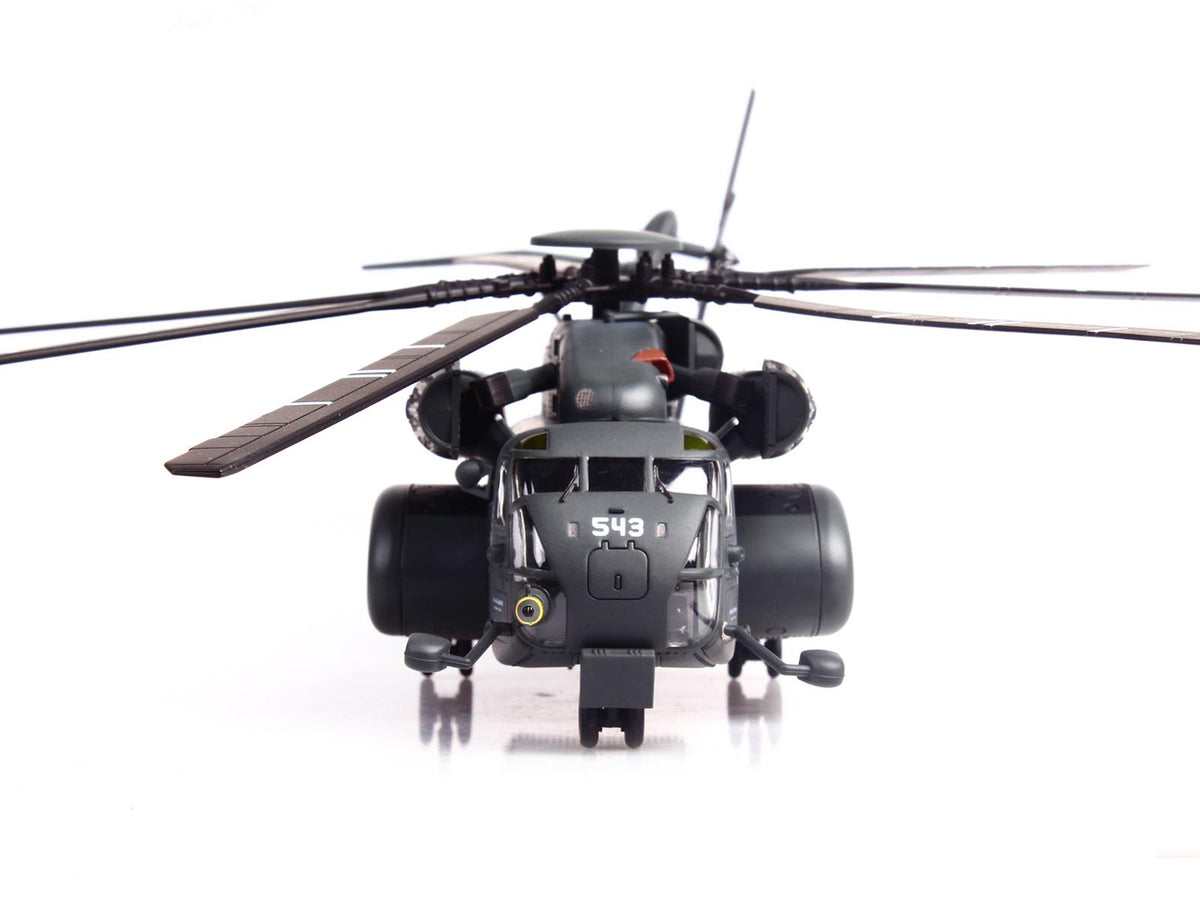 Sikorsky MH-53E Sea Dragon Helicopter 'United States Navy Vanguard Tail Number 543' Dark Gray 1/72 Diecast Model by Panzerkampf