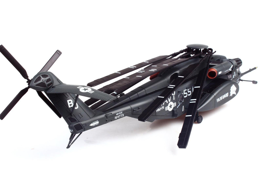 Sikorsky MH-53E Sea Dragon Helicopter 'United States Navy Vanguard Tail Number 551' Dark Gray 1/72 Diecast Model by Panzerkampf