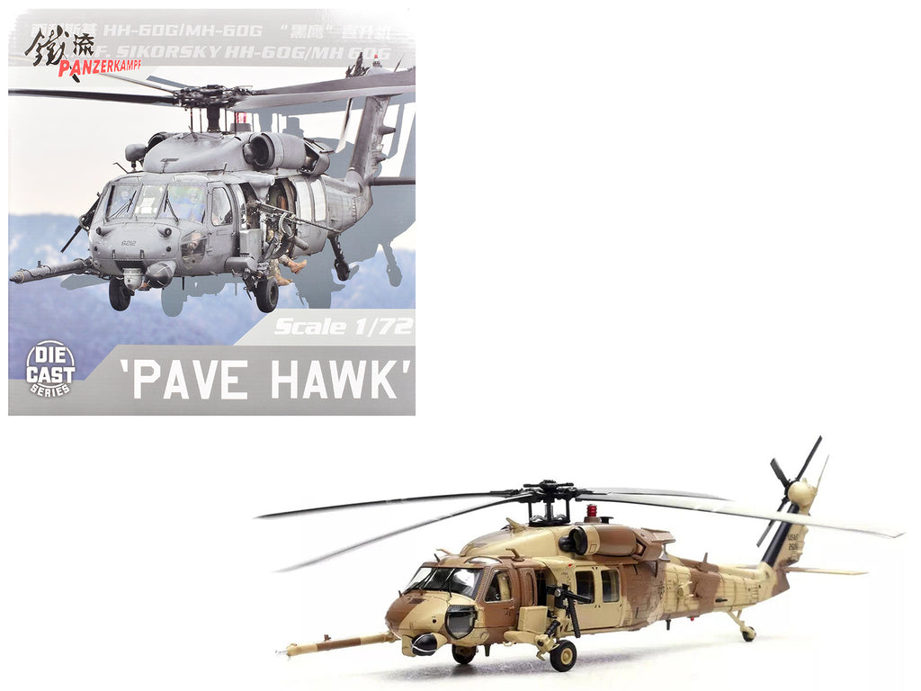 Sikorsky MH-60G Pave Hawk Helicopter '87-26011 1st SOW 55th SOS Kuwait Operation Desert Storm' (1991) United States Air Force 1/72 Diecast Model by Panzerkampf