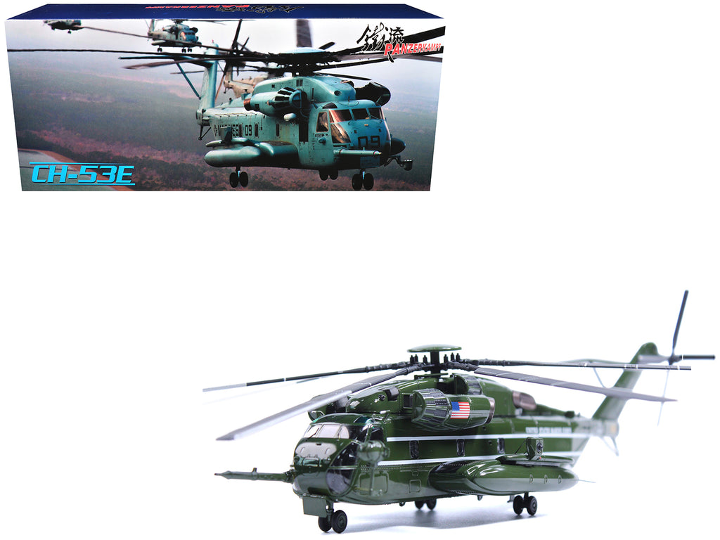 Sikorsky CH-53E Sea Stallion Helicopter #32 'HMX-1 Nighthawks MCAS Quantico VA' United States Marine Corps 1/72 Diecast Model by Panzerkampf