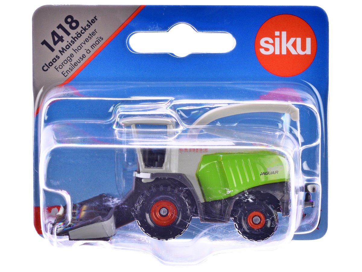 Claas 960 Jaguar Forage Harvester Green and Gray Diecast Model by Siku